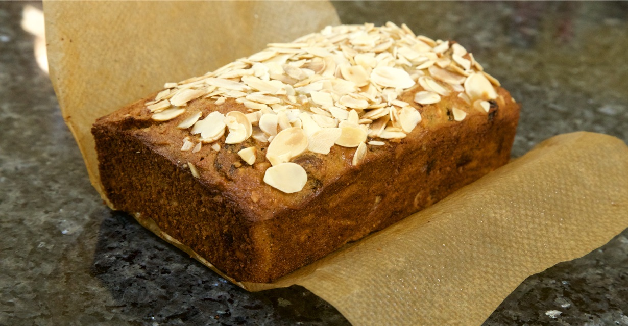 British Date and Walnut Loaf Cake Recipe