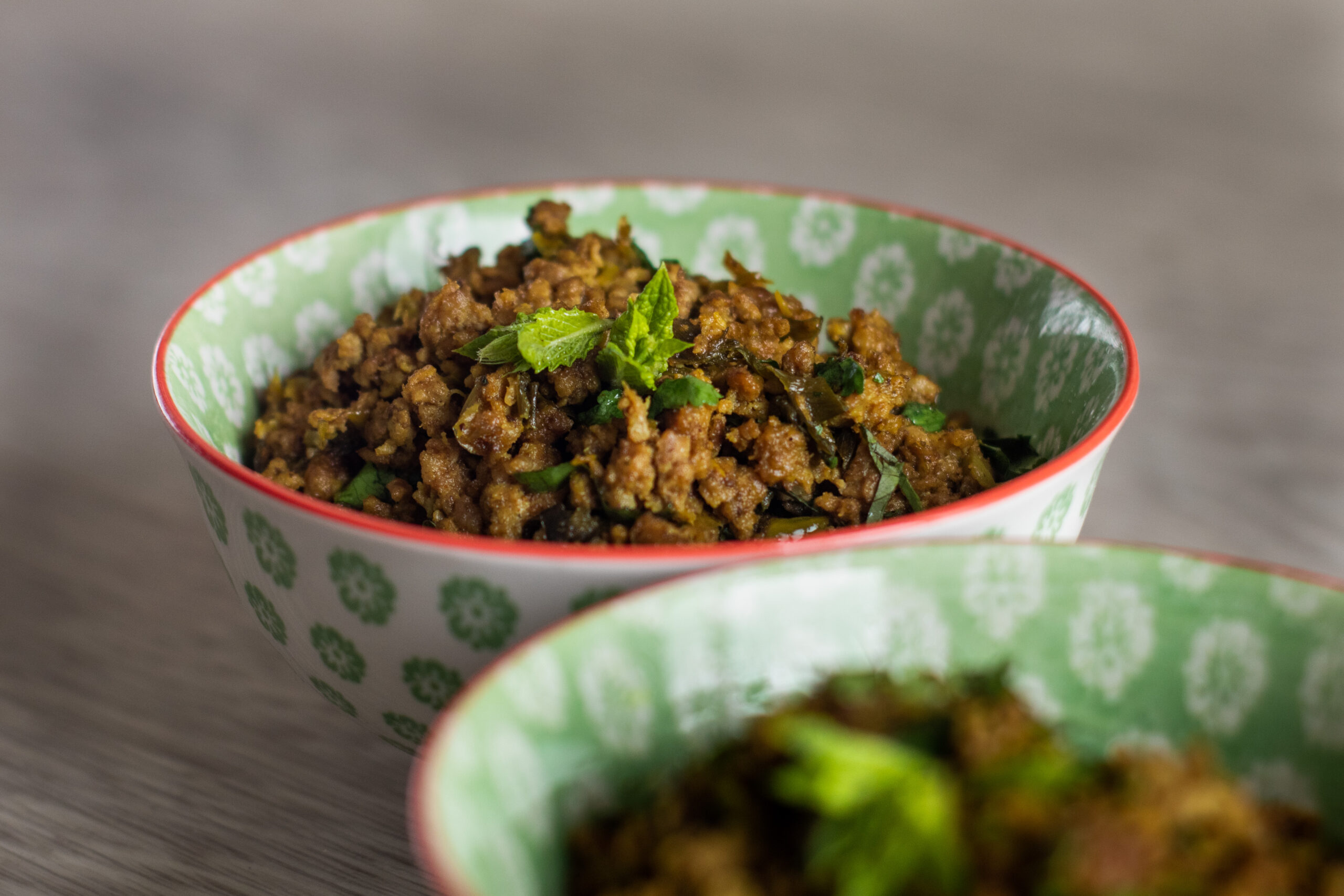 Moroccan inspired lamb mince